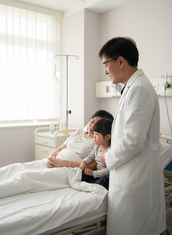 醫師諮詢室中探討熟齡性功能修復 伴侶牽手象徵重建熟齡性功能連結 醫學量表協助評估熟齡性功能現狀