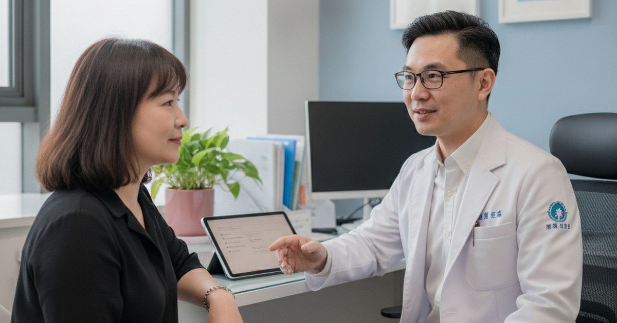 吳芮醫師說明縮胃針如何幫助體重管理,並提供吳芮醫師比較保養重點。
